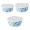 Lekoch plant bamboo fibre melamine bowls set