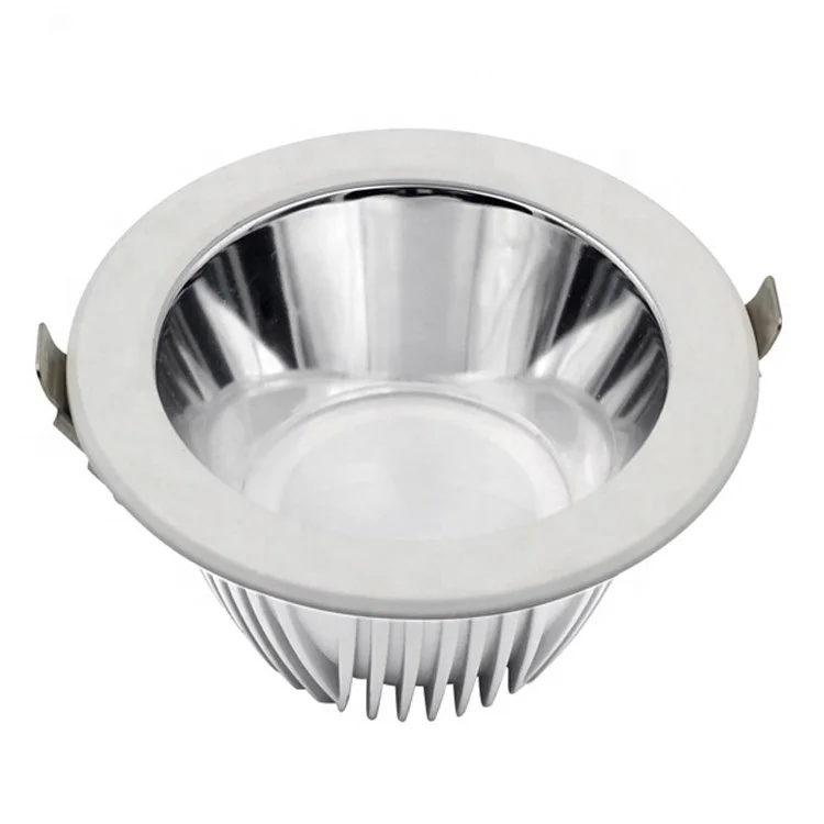 Aluminum hot sell high brightness Recessed down light   10W  15W 30W 40W  60W White SMD LED Downlight