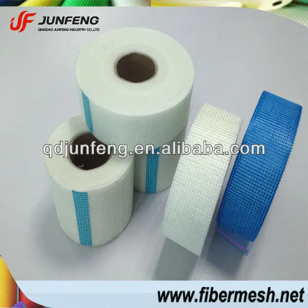 60g 8*8 50*75m self adhesive fiber gypsum board joint tape in India