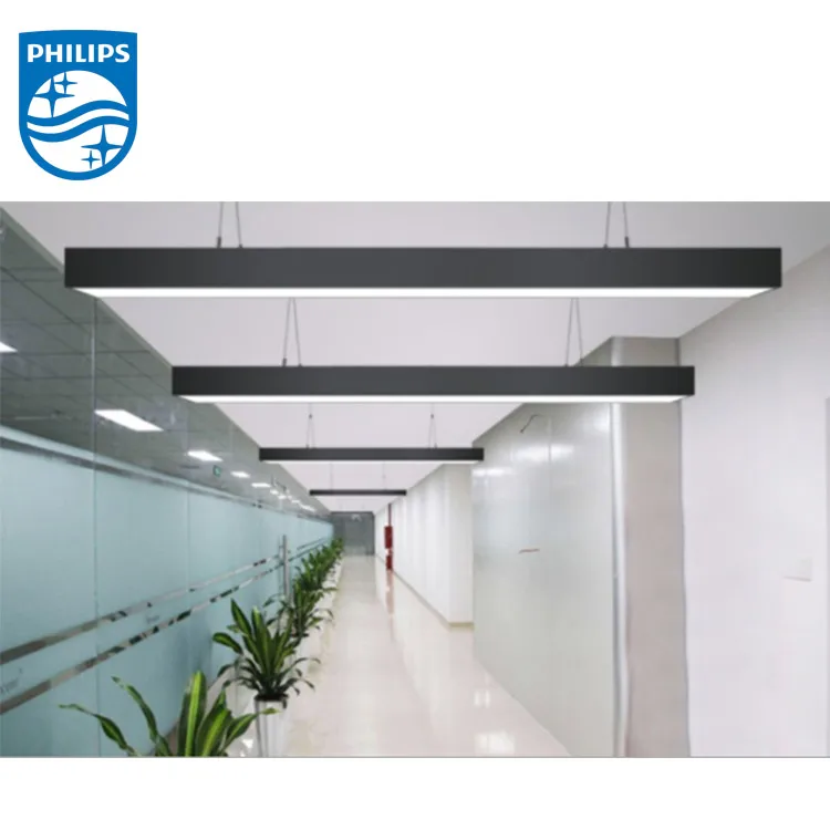 911401723542 Philips 28W Black and Grey color Led line light linear light RC095V 26W 4000K 70mm wide  1200mm length  for choice