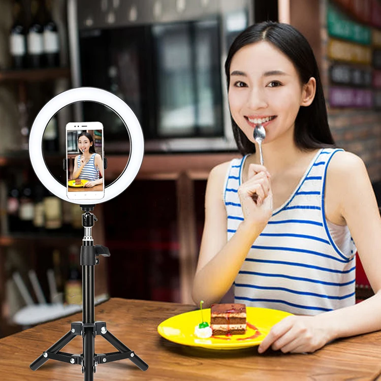 High Quality Led Photography Ring Light For Dslr Camera 10inch Circle