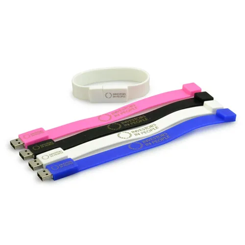 YUQI Bracelet usb memory drive 4gb 8gb logo custom silicone wrist band usb flash 16gb 32gb 64gb pendrive - ANKUX.COM