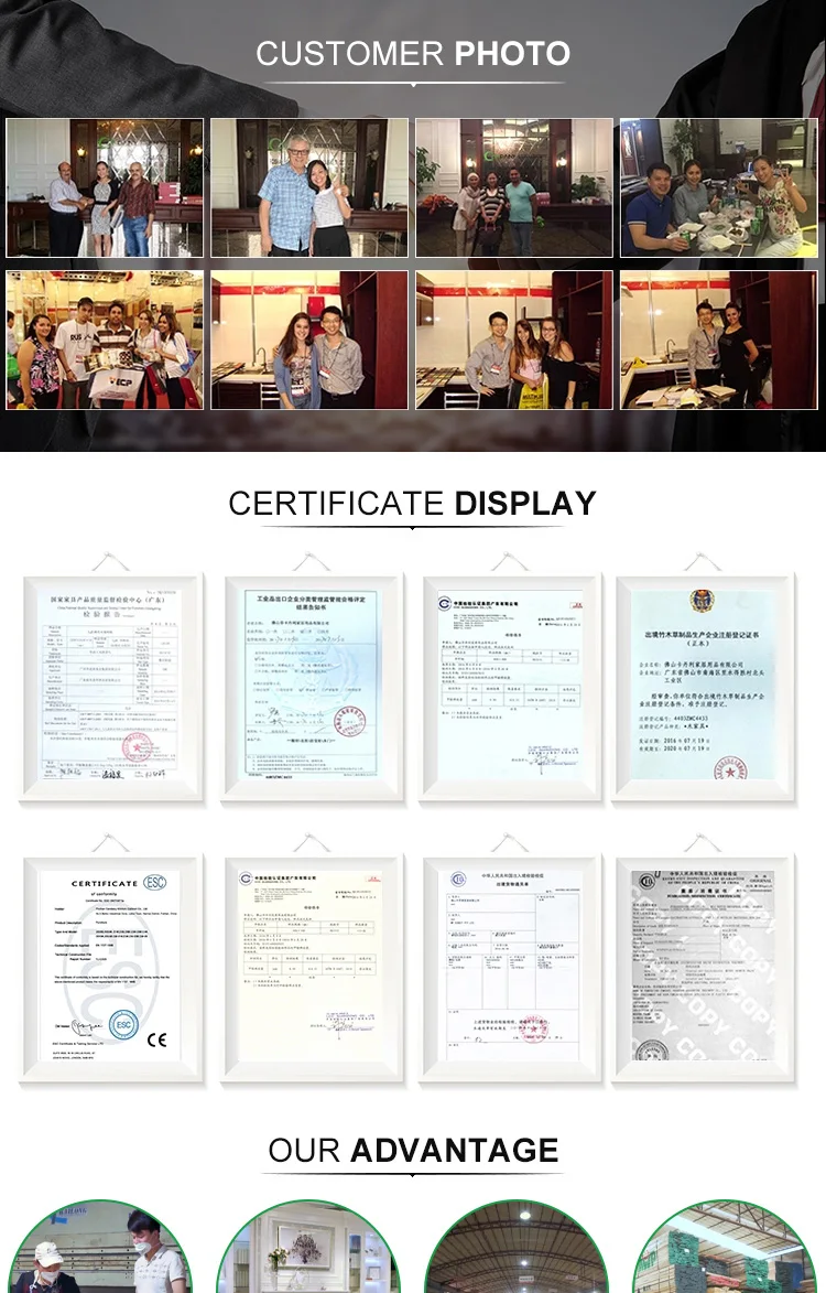 Customised Modern High Glossy Pvc Kitchen Furniture