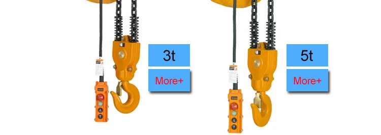 electric chain hoist set with motor 2t