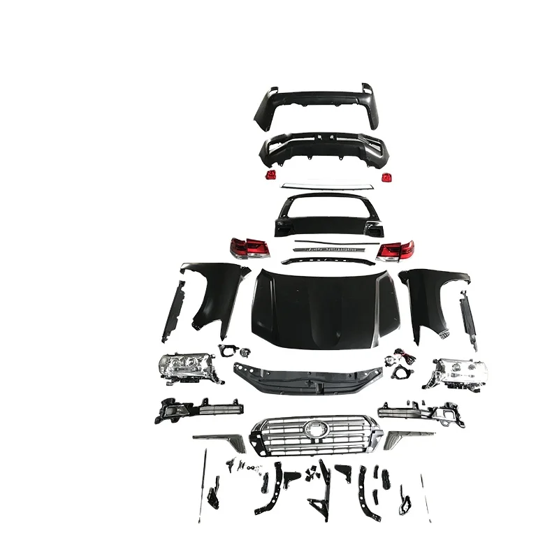 New Body Kit Car Front Bumper Rear Bumper Facelift For Land Cruiser