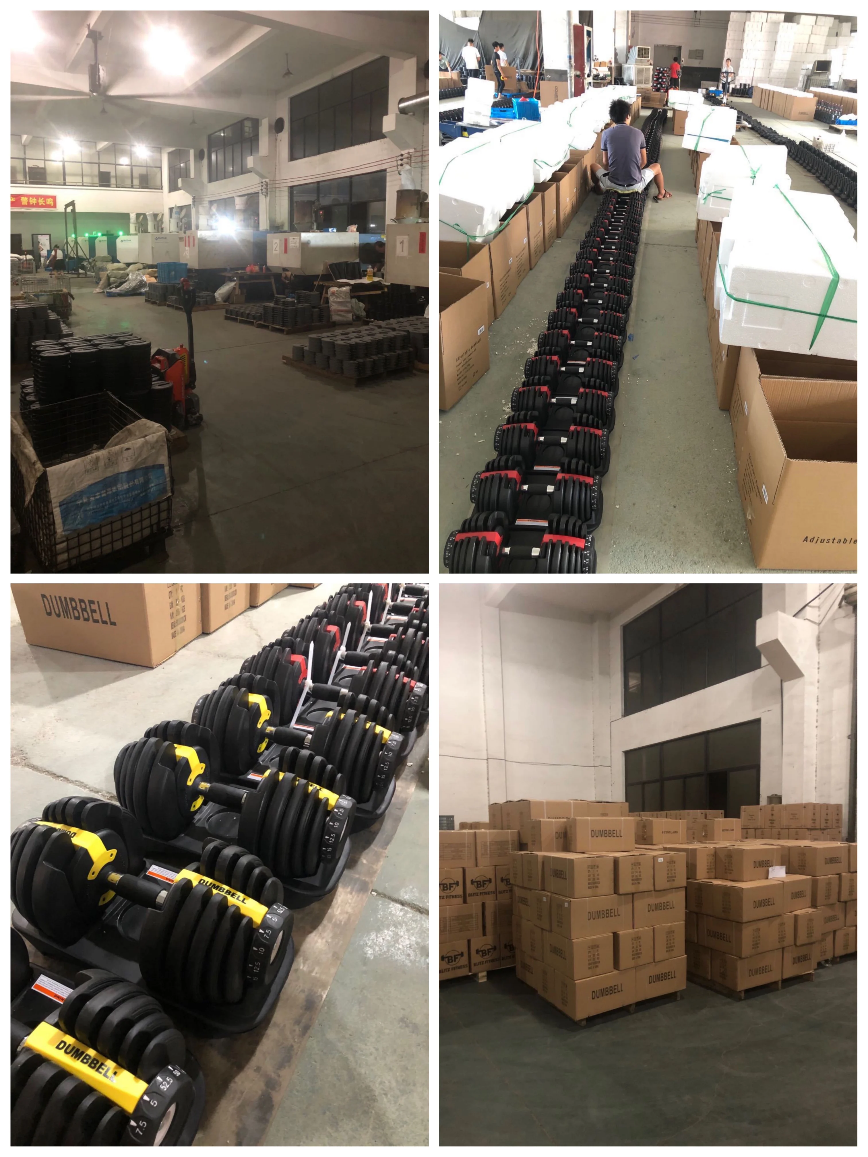 Wholesale competitive price adjustable dumbbell set for bodybuilding sports equipment