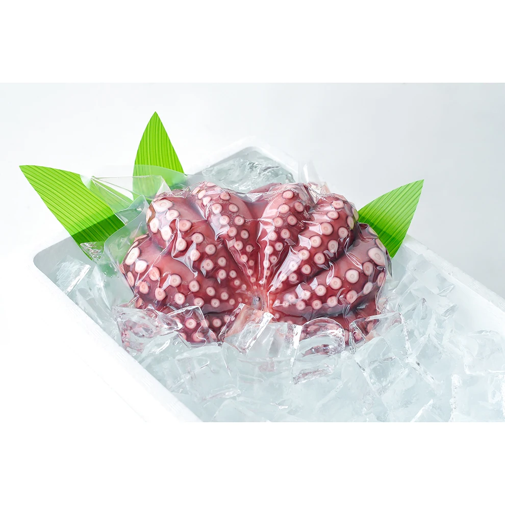 
Hot selling plump texture boiled living octopus frozen for vinegared food 