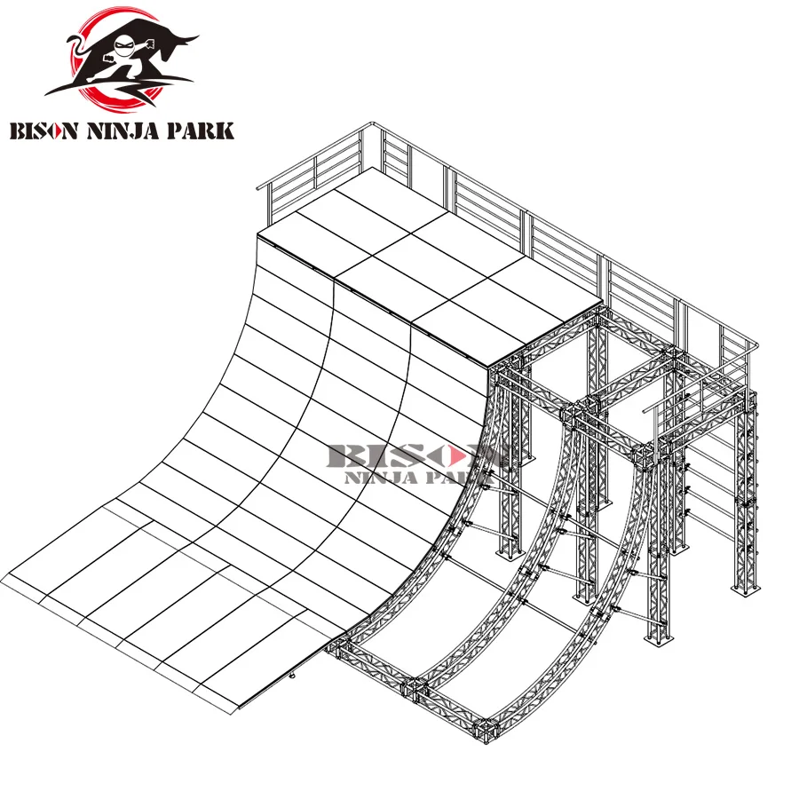Truss Ramp Outdoor Indoor Aluminum Truss Structure Ramp Tour Obstacle Course ...