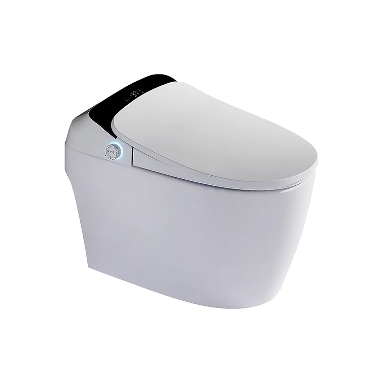 SALA FULL Automatic Water saving flip Light luxury golden toilet set black toilet bowl for the home