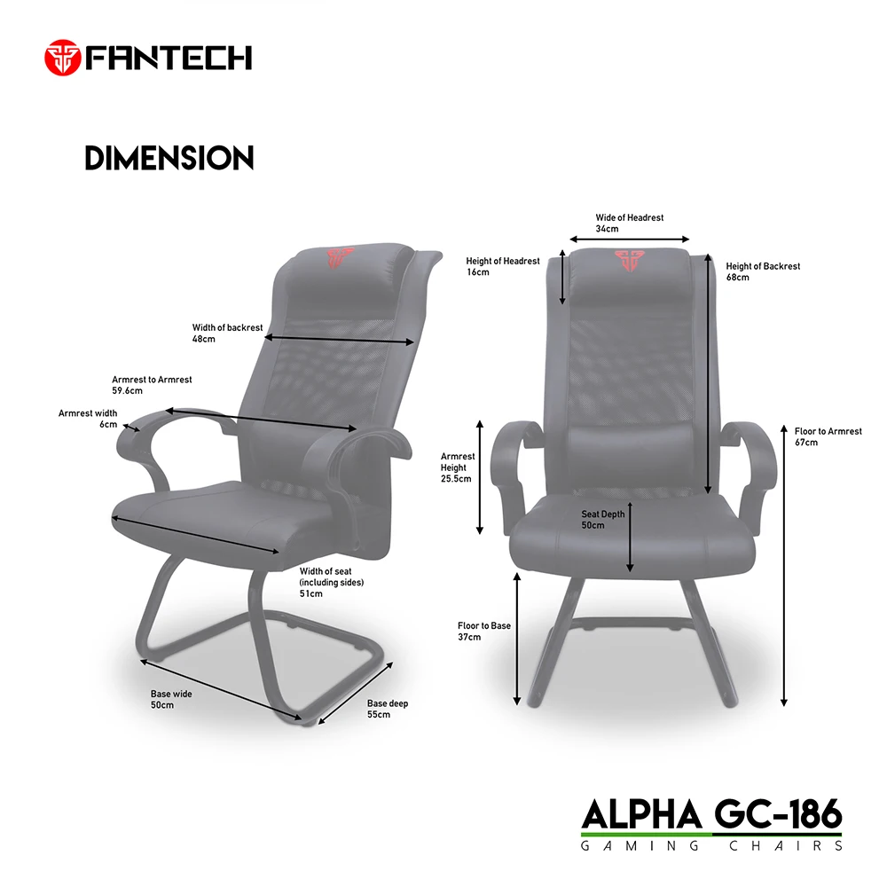 FANTECH GC-185 Alpha Gaming Chair 7