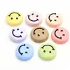 China Suppliers 20MM Happy Face Beads Round Smile Faces Cabochon Cute Flat Back Resins Crafting Supplies DIY Hair Bows