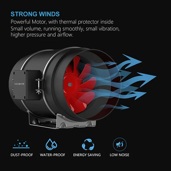 Duct Fan, 110 V, Plastic - detail 10