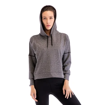 Nylon Spandex Mesh Back Hoodies Sweatshirts Women Sportswear Womens ...