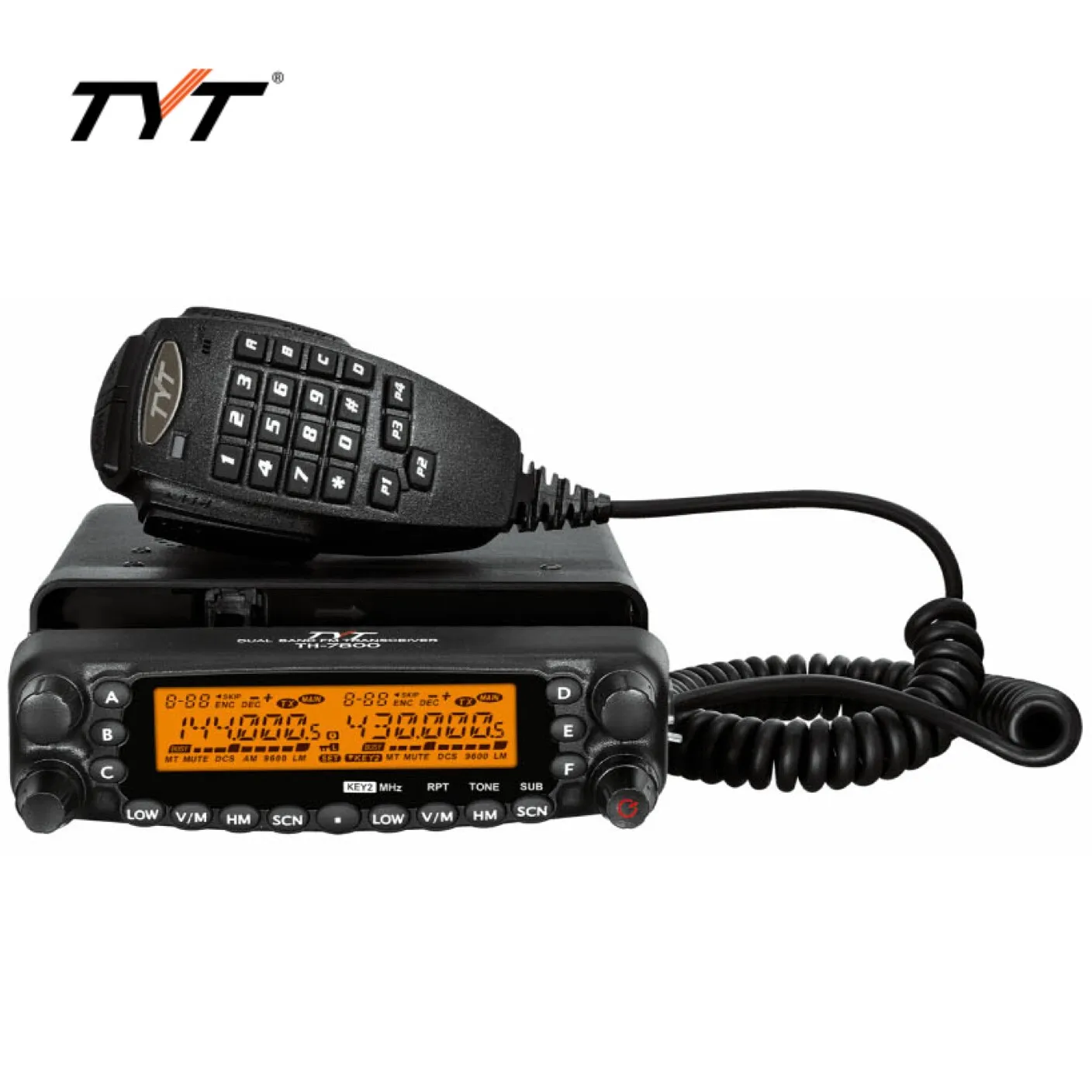 Ham Radio Transceiver Tyt Th7800 Dual Band Mobile Radio For Car 50w