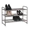 Multilayer Simple Trending Metal 3 Tier Shoe Rack Shoe Shelf Storage Organizer