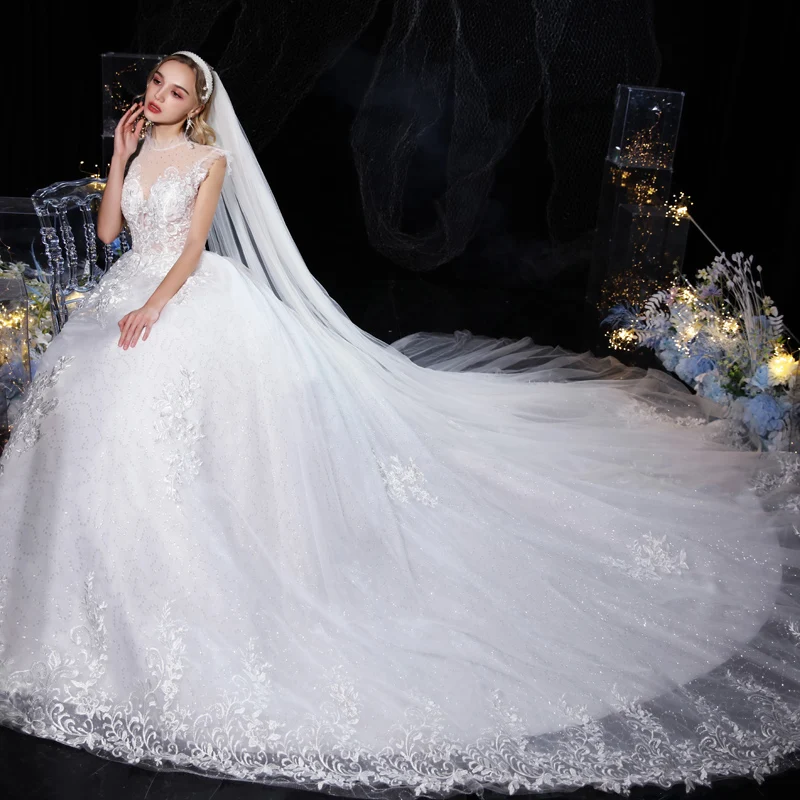 new korea design wedding dress marry wearing
