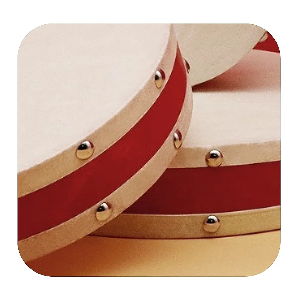 Jelo Tb1 Tambourine 10 Inch Wholesale Sheepskin Wooden Tambourine Musical Instrument Children