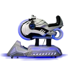Virtual Reality Car Ride Simulator Amusement Park Arcade Game Products 9D Vr Motorcycle 3 Dof Racing Motion Machine