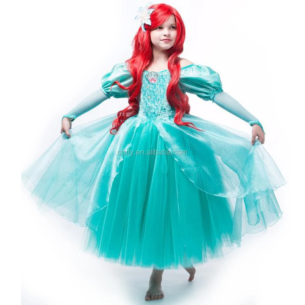 Ragazza principessa sirenetta Ariel abiti bambini Halloween Costume  fantasia bambini carnevale festa di compleanno vestiti estate vestire -  AliExpress