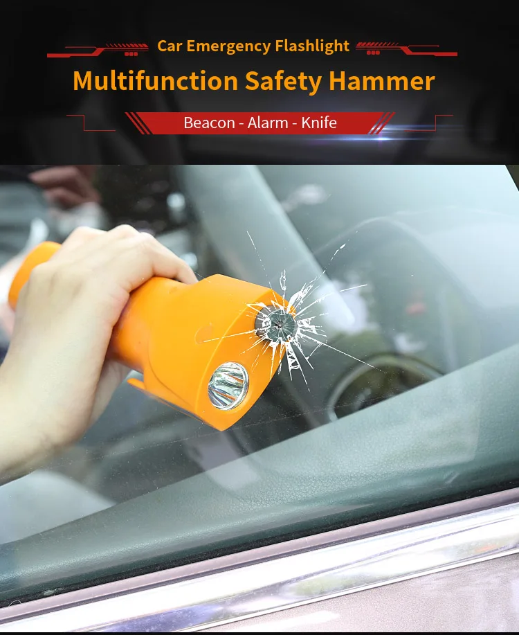 Aa Battery Sound And Light Alarm Led Flashlight Spring Out Spike