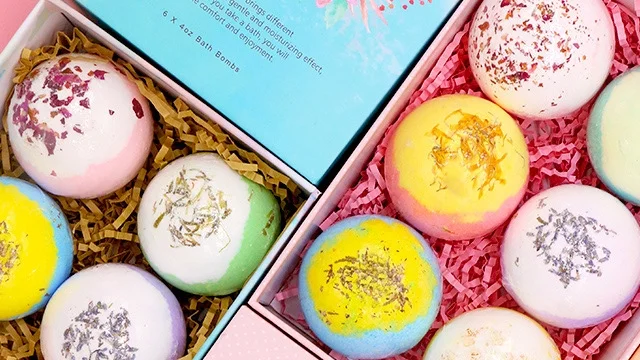 private label skin care organic natural bath fizzers handmade