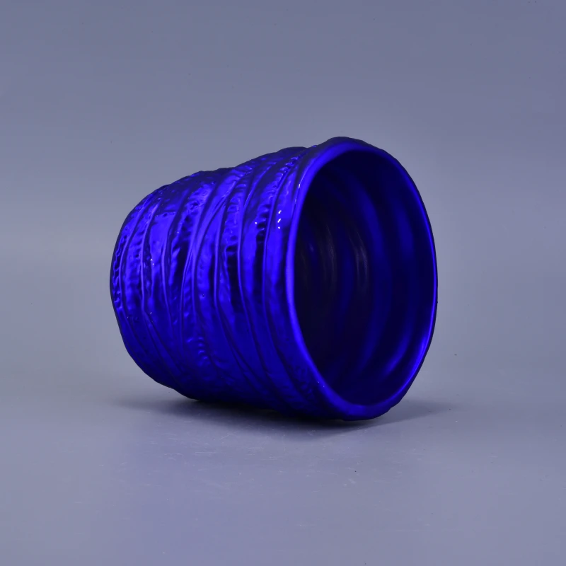 880ml Thick Solid Colored Ceramic Candle Holder for Home Decoration