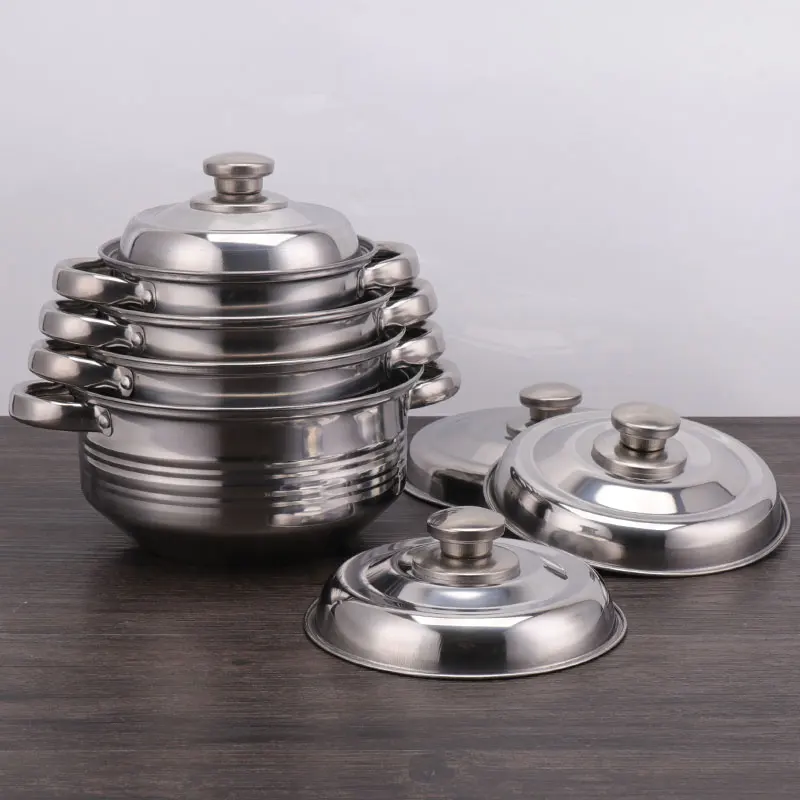 pot set for cooking