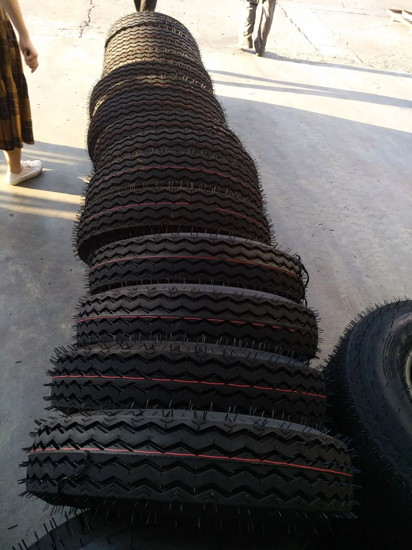 6.50-16 TIRE 650-16 6.50x16 650x16 F-2 Tri 3 Rib Front Farm Tractor steer 6pr