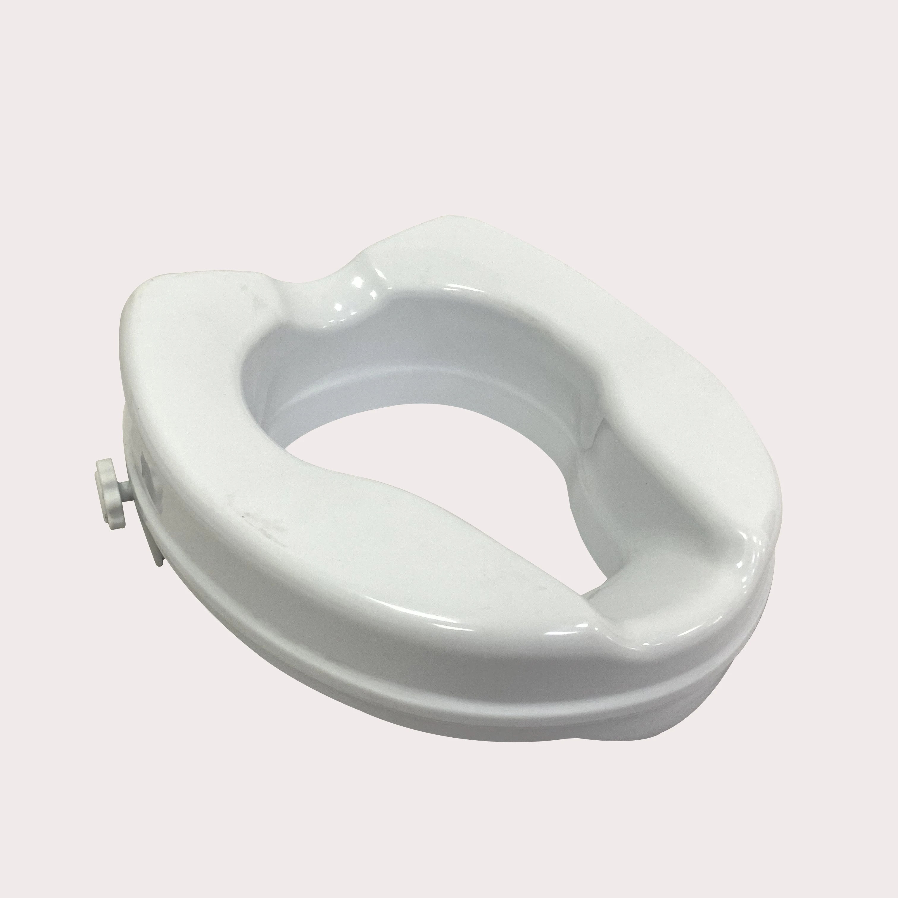 2 Inch Toilet Seat Riser Elongated Raised Toilet Seat For Assistance