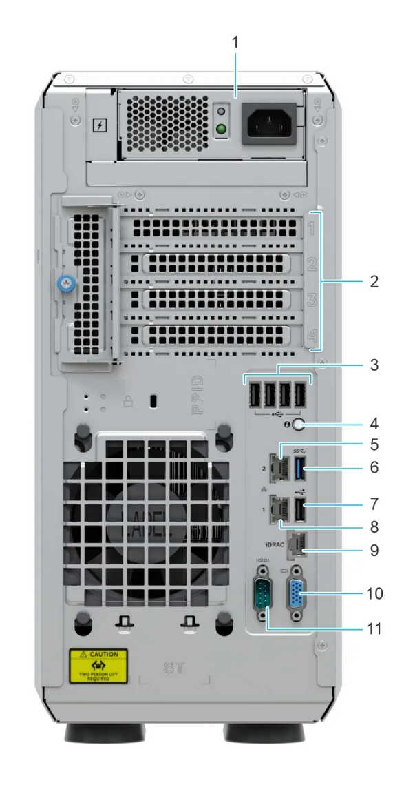 Brand New Dells T350 Xeon E-2324g 3.1ghz Poweredge Computer 5u Tower 