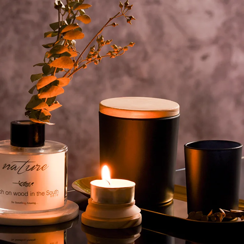 Wholesale 130ml Multiple Colors Home Decorative Cylindrical Frosted