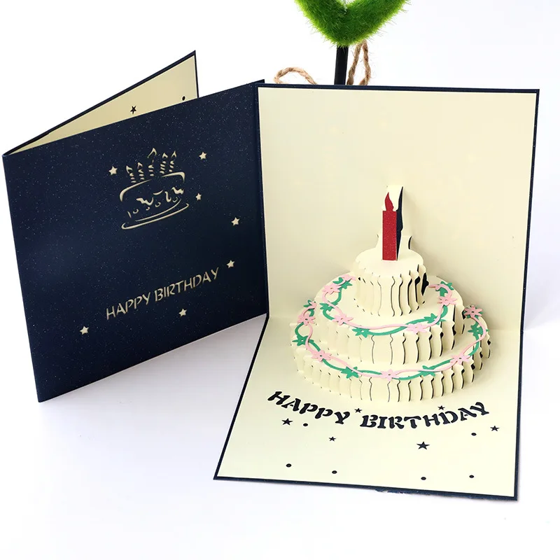 Bougie D Invitation 3d Faite A La Main 50 Pieces En Forme D Enveloppe Gateau D Anniversaire Carte D Invitation Pop Up 3d Carte De Vœux Buy 3d Pop Up Carte De Voeux Cartes De Voeux Pop Up A La Main 3d Pop