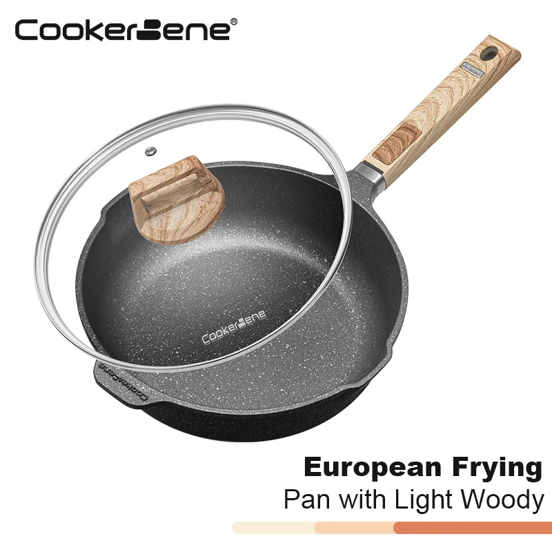 Cookerbene Die Cast Aluminum 28cm Detachable Fry Pan With Non-stick ...