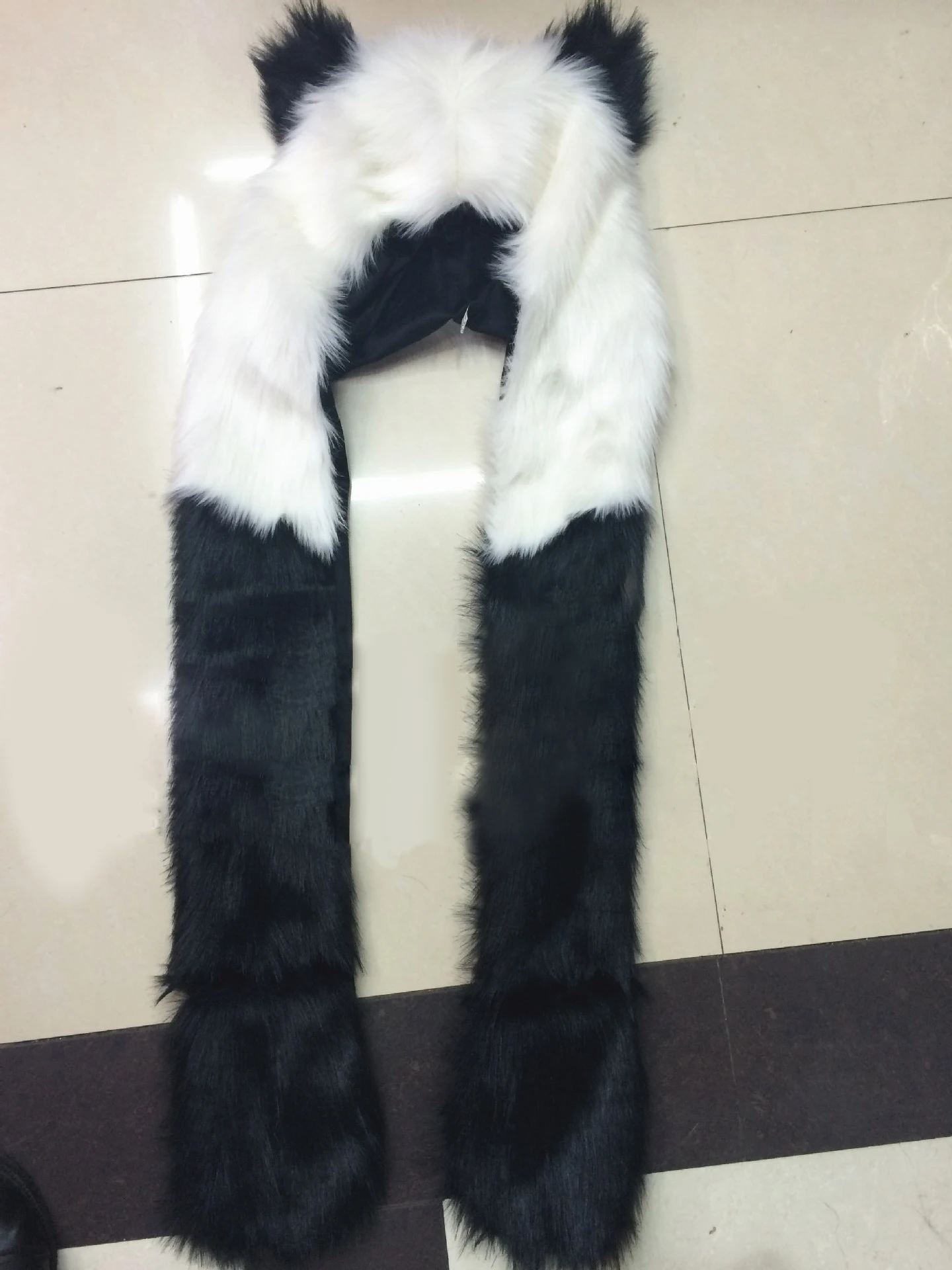 Winter 3 Pieces Sets Faux Fur Ladies Scarves Warm Earmuffs With Hat