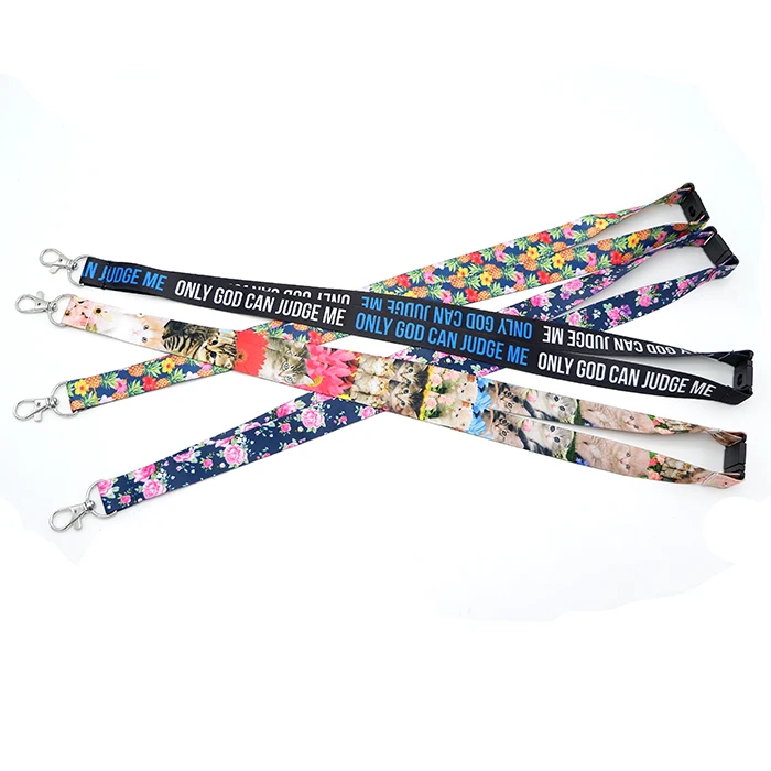 Dongguan manufacturer heat press business safety breakaway neck strap lanyards