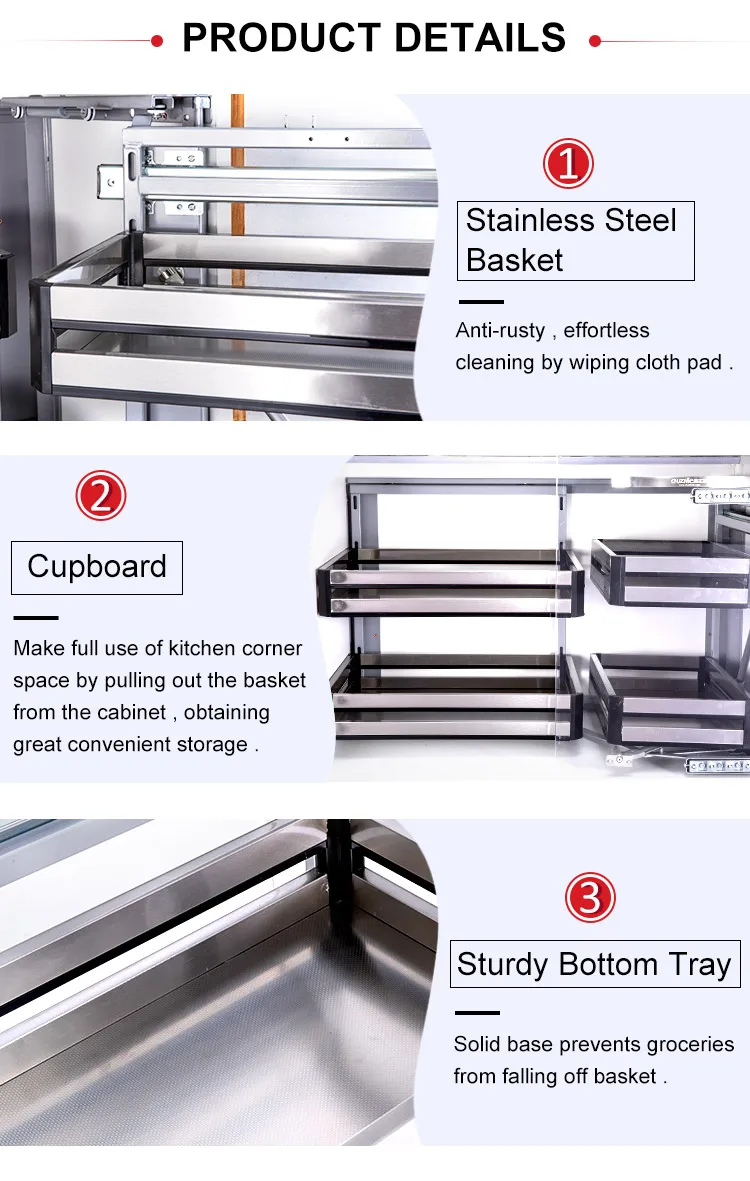 kitchen cabinet pull out basket
