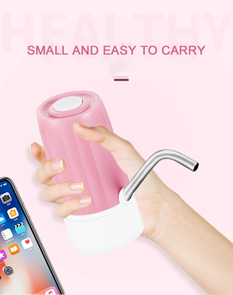 New Product Ideas 2019 Automatic Kitchen Utensils Portable USB Charging Electric Water Dispenser Mini Pumping Device