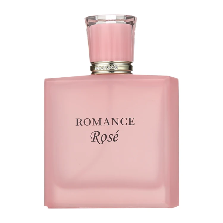 square pink bottle perfume