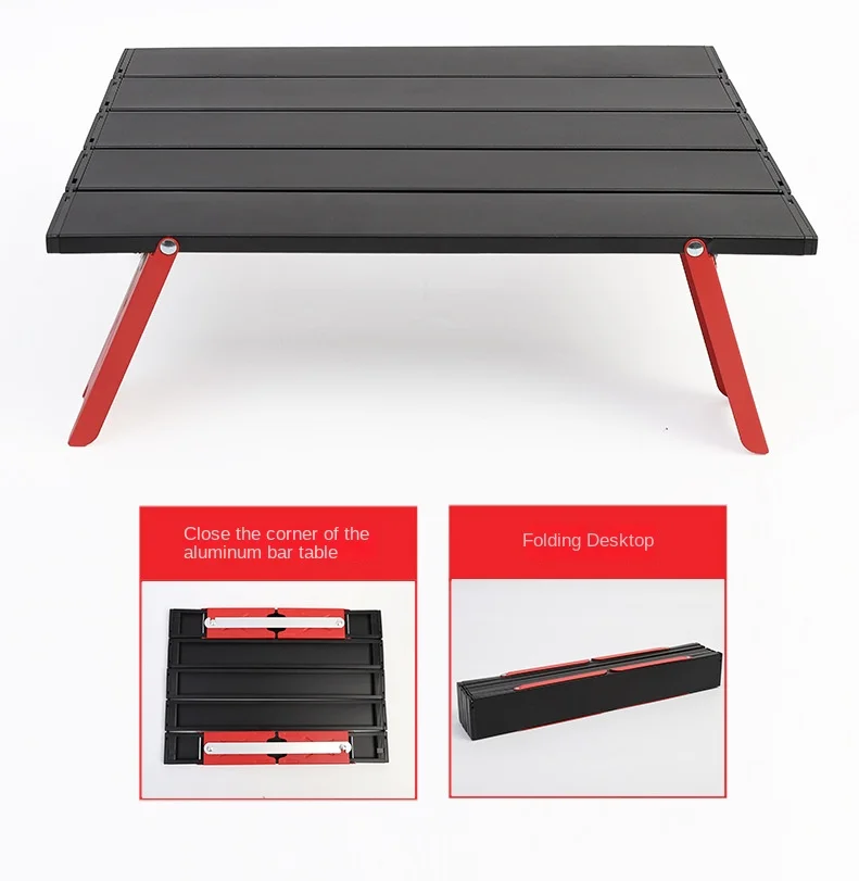 Ultra-Light Aluminum Alloy Mini Table Modern Outdoor Folding Leisure Tent for Coffee & Tea Portable & for Camping & Hiking
