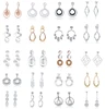 20 Pairs Assorted Stainless Steel Stud Earrings, Geometric Pattern Small Statement Bar Stud Earring Set, earings for women 2019