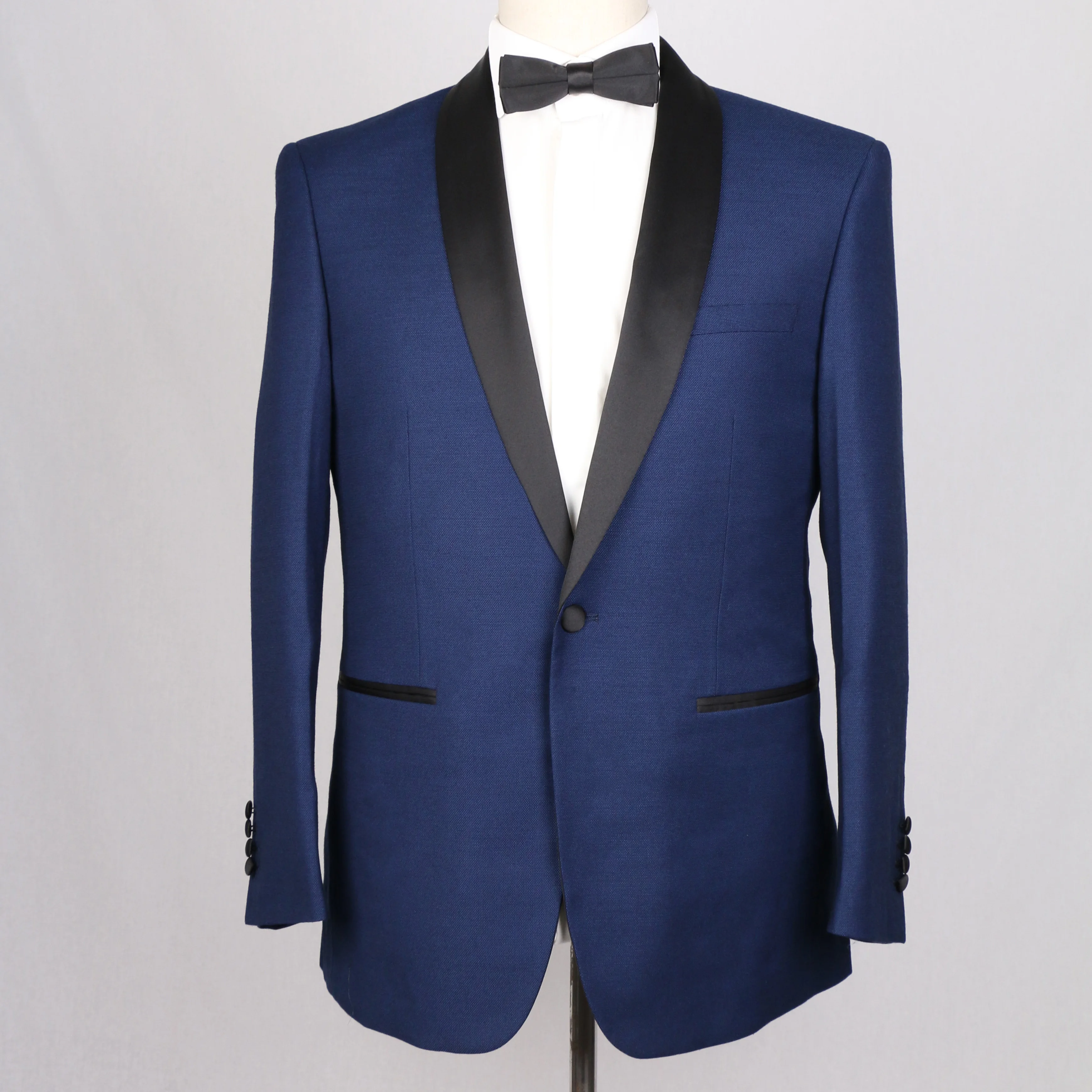 rts常规合身定制西装男士批发男士修身时尚服装商务吸烟披肩翻领晚