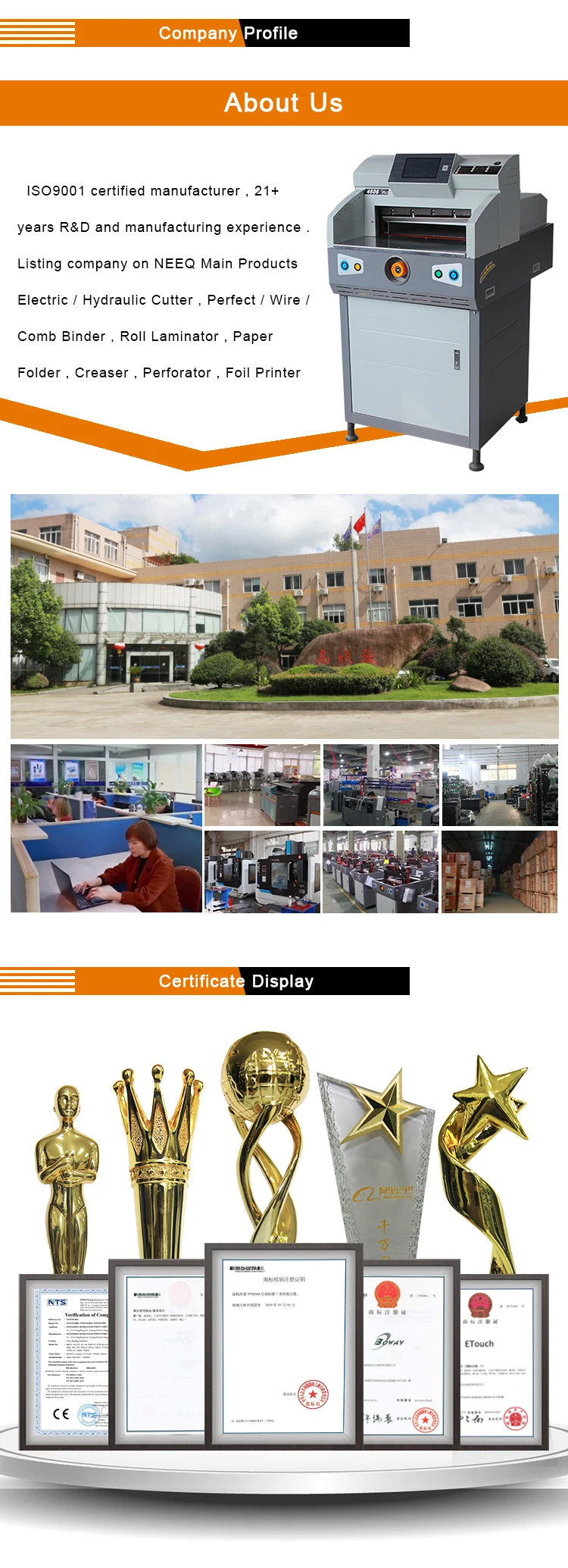 R6710v9 Boway Supply Hydraulic Programmed Paper Cutter Knife Buy