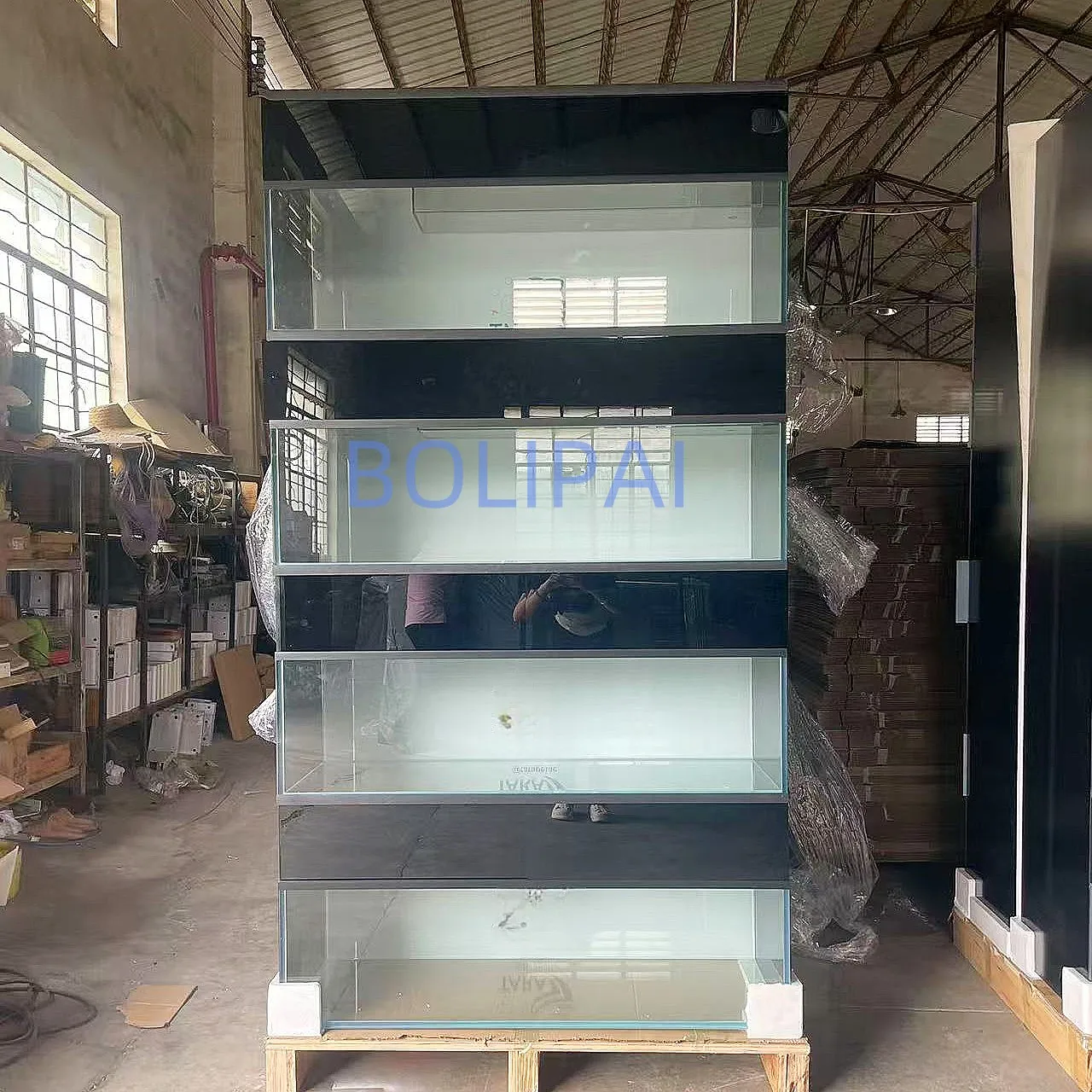 Betta Aquarium Racks System - Low Iron Glass Fish Tank Display for Home ...