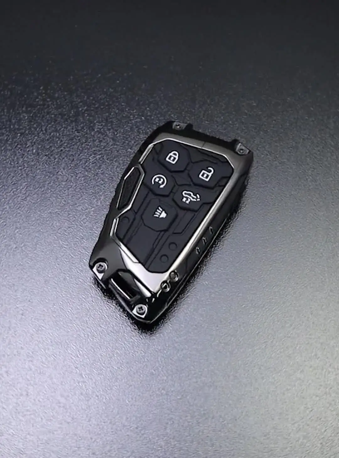 Key Fob Cover For Yukon Tahoe: 6 Buttons Soft TPU Remote Case