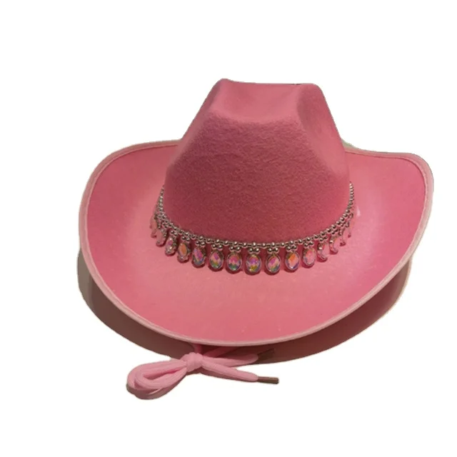 Hobby Lobby Bridal Cowgirl Hat Rhinestone Bride Fringe Cowgirl Hat