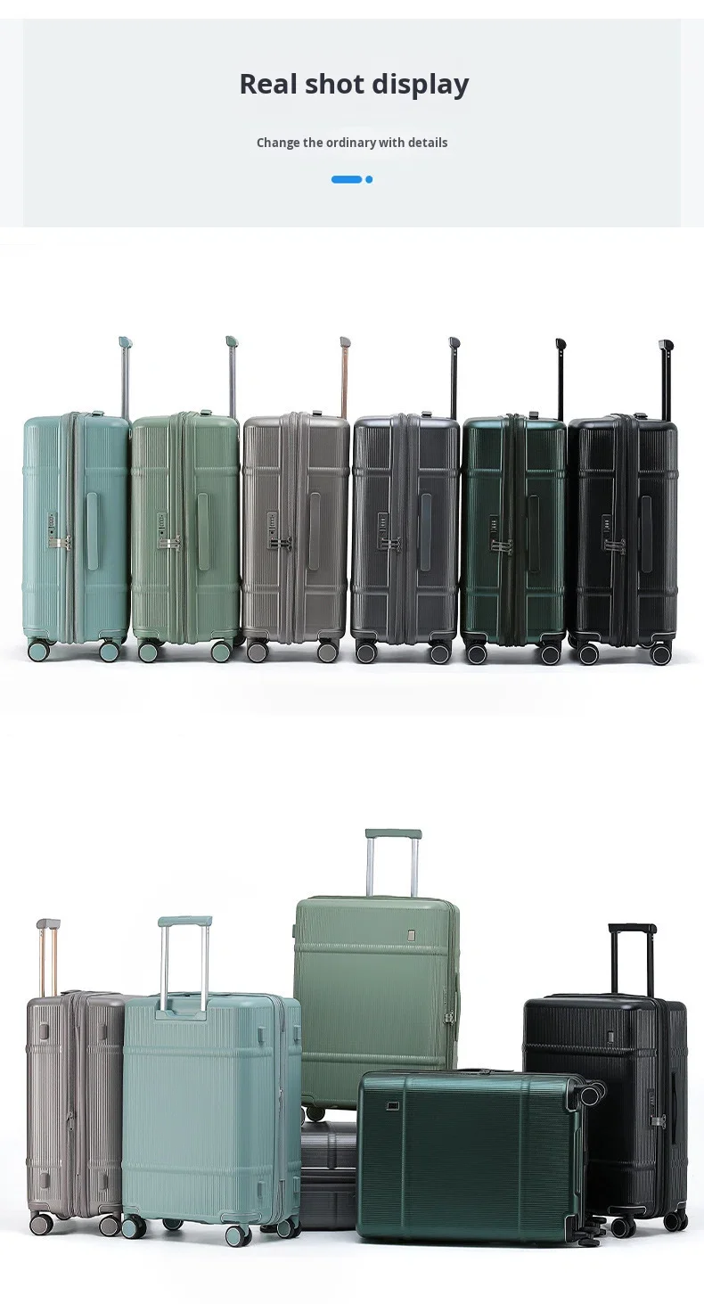 product 28 inch lightweight travel luggage new stylish durable expandable design large capacity minimalist classic trolley case-17