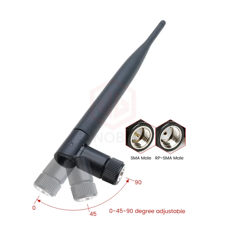 5dBi external rubber duck WiFi router antenna SMA 2.4ghz modem signal aerial - ANKUX.COM