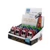 Customized cardboard bottle opener display counter / keychain display desktop