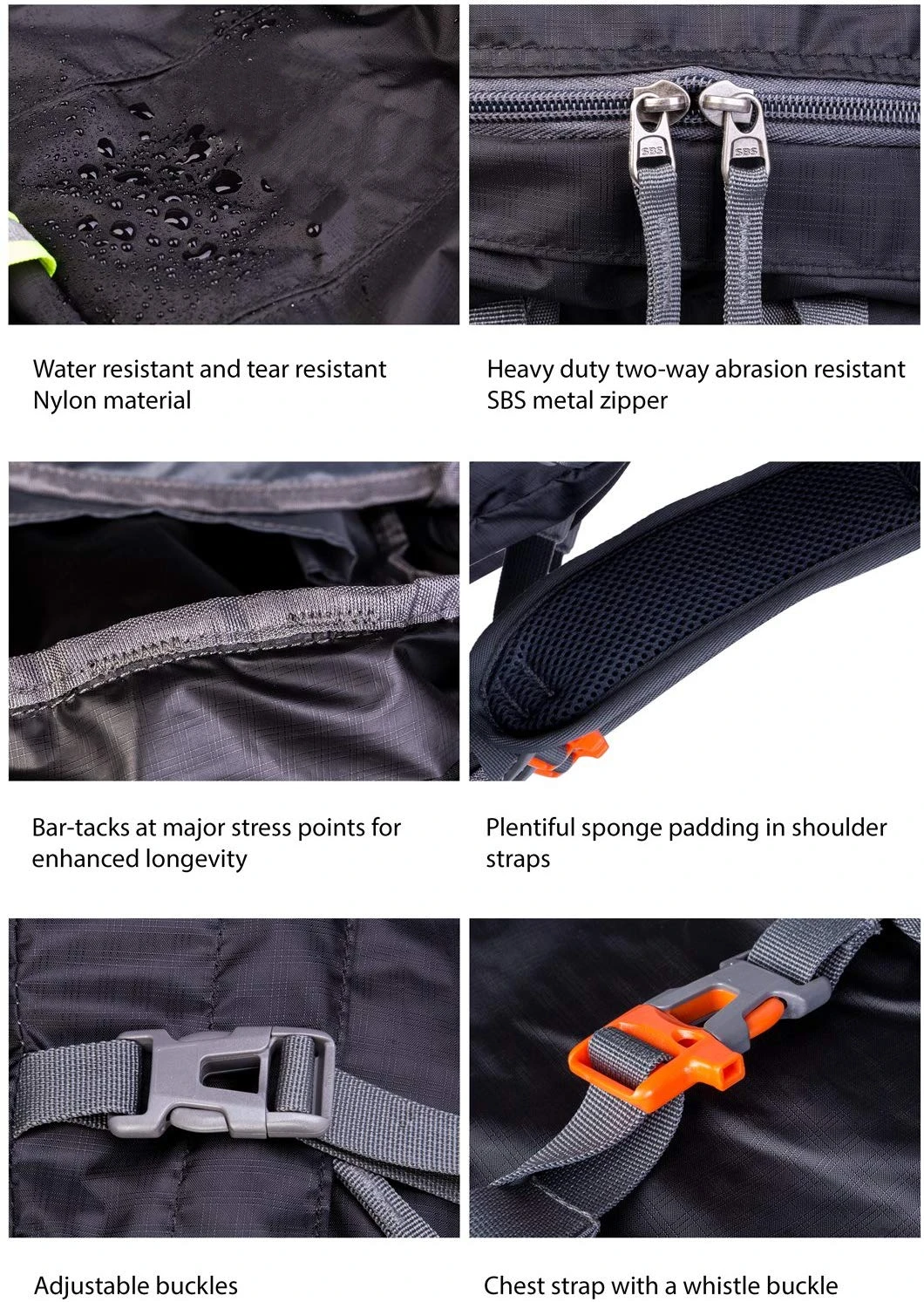 FREE SAMPLE Custom Ultralight Packable Durable Waterproof Handy Foldable Travel Cycling Hiking Camping Outdoor Daypack Backpack