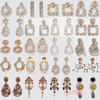 Kaimei 2019 Mode Design Amazon Bestseller Neue ZA Metall Baumeln Ohrringe F&uuml;r Frauen Erkl&auml;rung Geometrische Ohrringe Gro&szlig;handel